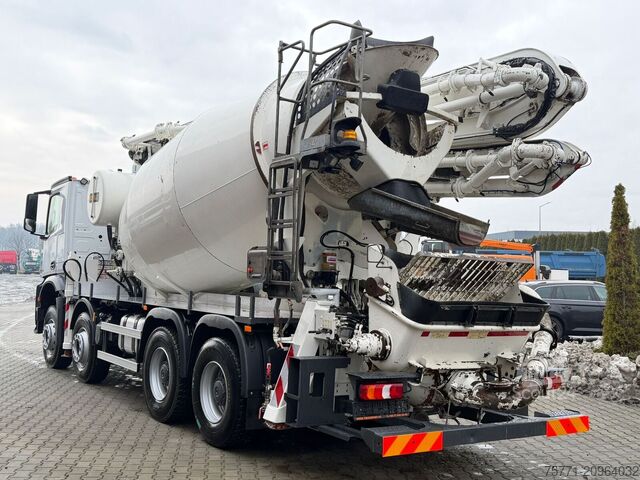 Pompă de beton Mercedes-Benz AROCS 4143 8x4 EURO6 POMPOGRUSZKA CIFA MK 32L