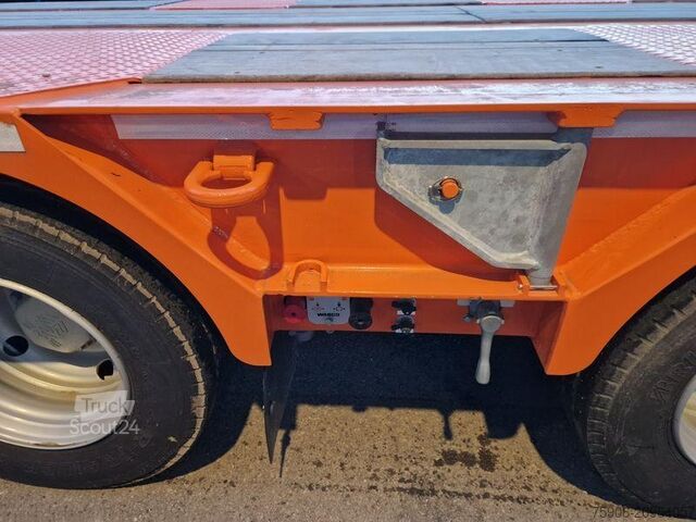 Pusmateriālu puspiekabe Kaiser PORTE ENGINS 4 ESSIEUX