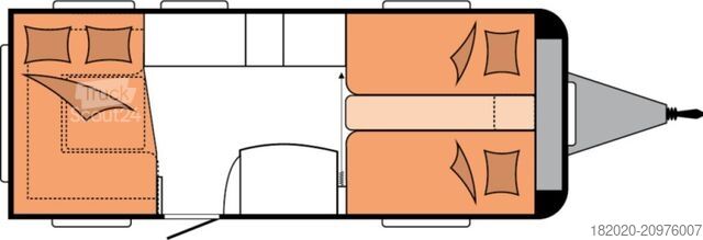 Caravan HOBBY Excellent Edition 540 UL AUTARKPAKET, AUFLASTUNG