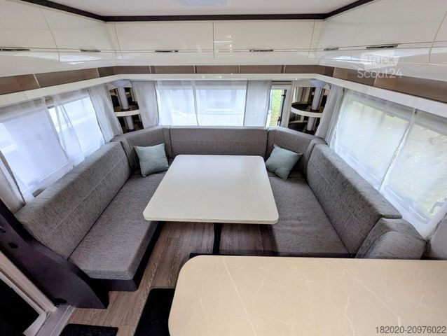 Caravan HOBBY Excellent 560 CFe FUßBODENERWÄRMUNG, AUFLASTUNG