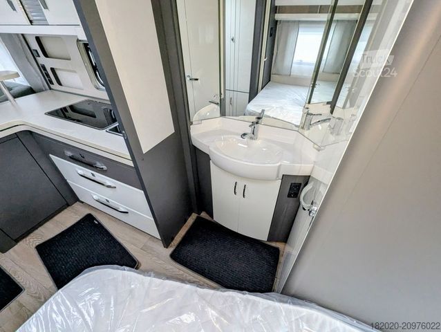 Caravan HOBBY Excellent 560 CFe FUßBODENERWÄRMUNG, AUFLASTUNG