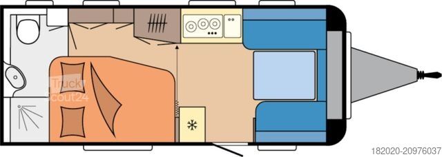 Karavan HOBBY Excellent 495 WFB AUFLASTUNG,AUTARK,FT uvm.