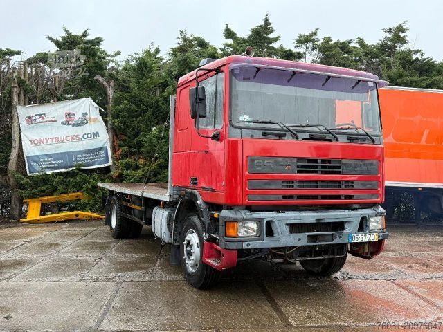 Lastbil med flak DAF 95.360 ATI 4X2 SPRING/SPRING ZF MANUAL GEARBOX