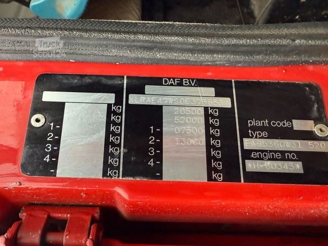 Lastbil med flak DAF 95.360 ATI 4X2 SPRING/SPRING ZF MANUAL GEARBOX