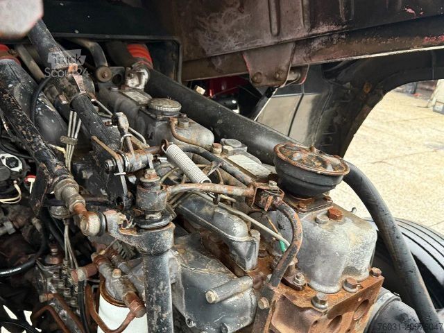 Lastbil med flak DAF 95.360 ATI 4X2 SPRING/SPRING ZF MANUAL GEARBOX