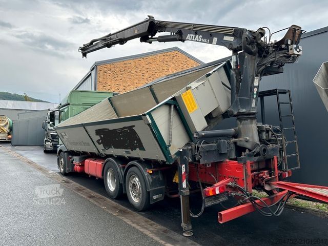Kipper LKW MERCEDES-BENZ 2545 6x2 Euro6 2-Seiten-Kipper ATLAS 145 KRAN