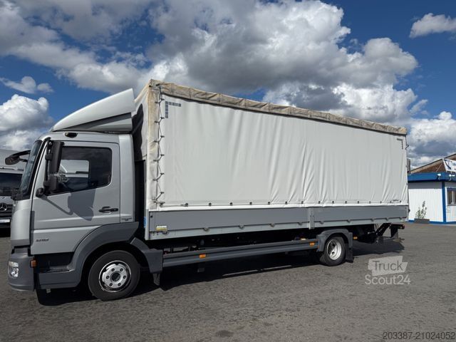Schuifzeil bestelwagen MERCEDES-BENZ Atego 818 / Edscha-Dach/ R-Kamera / Klima / LBW