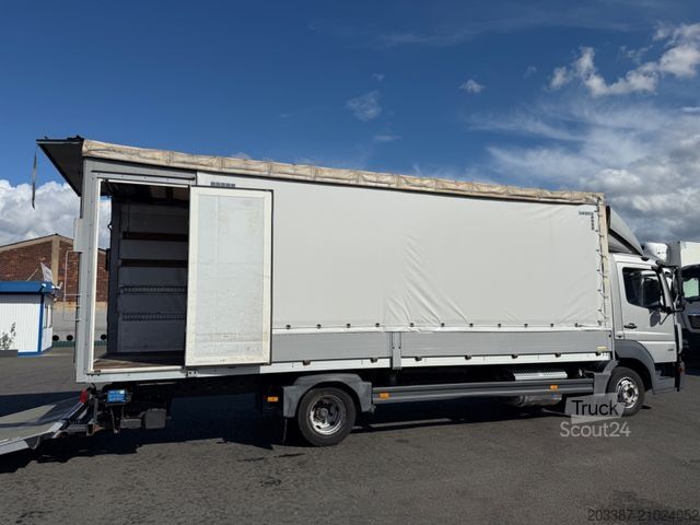Schuifzeil bestelwagen MERCEDES-BENZ Atego 818 / Edscha-Dach/ R-Kamera / Klima / LBW
