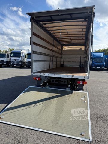 Schuifzeil bestelwagen MERCEDES-BENZ Atego 818 / Edscha-Dach/ R-Kamera / Klima / LBW