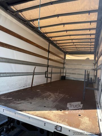 Schuifzeil bestelwagen MERCEDES-BENZ Atego 818 / Edscha-Dach/ R-Kamera / Klima / LBW