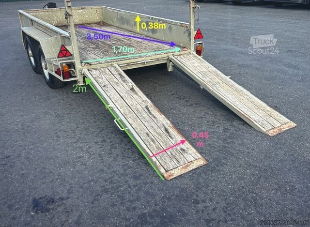 Dieplader oplegger BLOMENRÖHR Tieflader / Tandemanhänger / FE1377