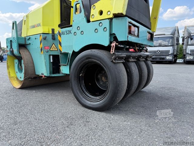 Одно-барабанний каток AMMANN Kombiwalzen/AV 32KE/Vibrationswalze/ Gummi-Stahl