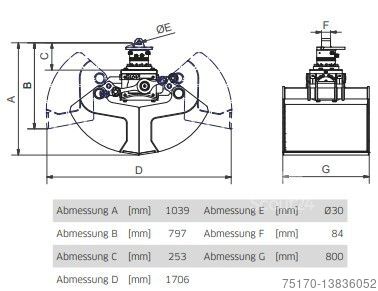 Alții  DMS VG9080 Verladegreifer / NEU / lagernd sofort
