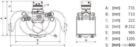 Alții  DMS SG6040 inkl. Rotator Sortiergreifer / NEU