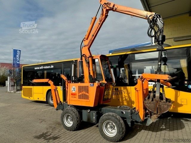 Minibagger KUBOTA Kiefer Boki 4550 4 x 4 Allradlenkung VW Motor