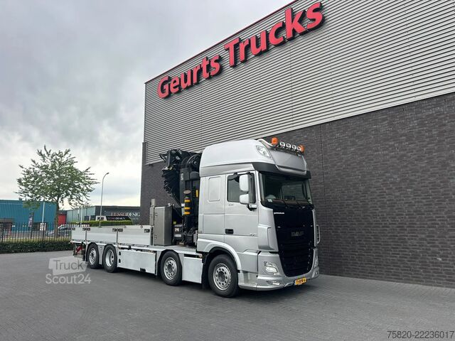 شاحنة رافعة DAF XF 530 8X2+HIAB 1055E-8+JIB 150X-6 KRAAN/KRAN/C...