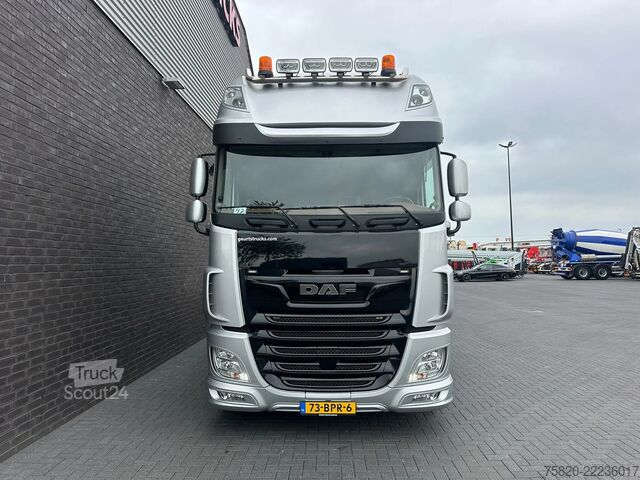Autokrāna kravas automašīna DAF XF 530 8X2+HIAB 1055E-8+JIB 150X-6 KRAAN/KRAN/C...
