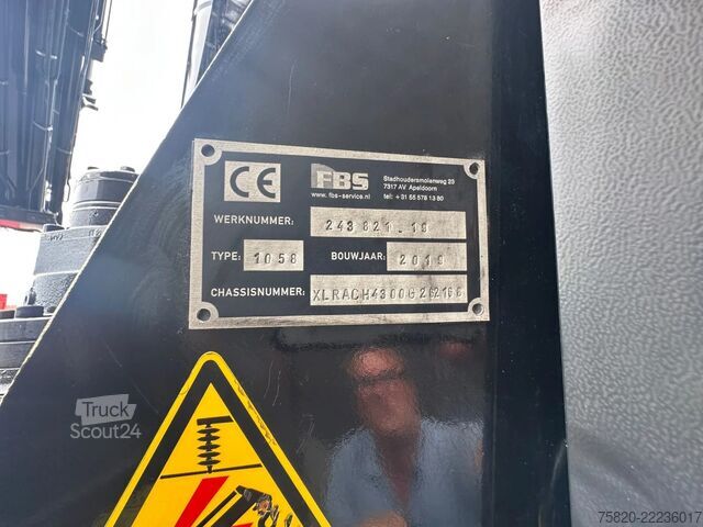 Camion cu macara DAF XF 530 8X2+HIAB 1055E-8+JIB 150X-6 KRAAN/KRAN/C...