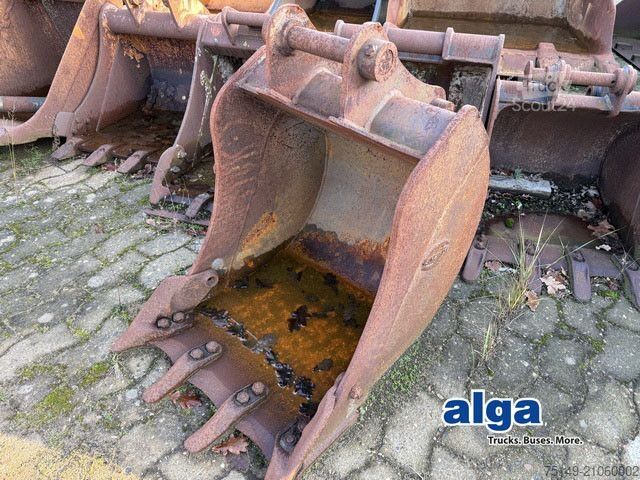 Mini-pelle  Tieflöffel, Zähne, 850mm