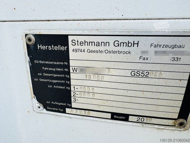 Rimorchio aperto  Sonstige Stehmann AZP 18 Anhänger Offener Kasten