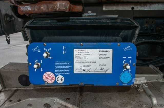 Wechselfahrgestell LKW MAN TGM 15.290 LL BDF Hebebühne 1500kg unterfaltbar