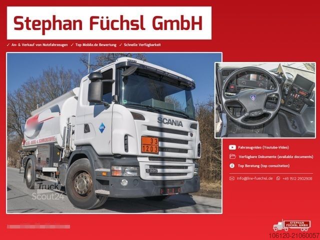LKW mit Tankaufbau SCANIA G280  |Esterer Aufbau|14.240L|2-Kammern