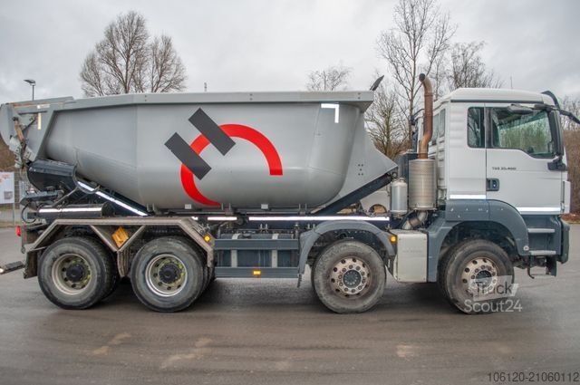 Autocarro ribaltabile MAN TGS 35.400 BB 8x4 Meiller Betonbirne