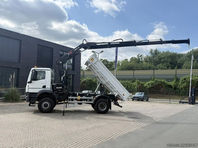 Camion-benne avec grue MAN TGM 18.320 MAN TGM 18.320 4x4 BB EuromixMTP Hia...