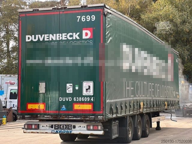 Open oplegger met zeil KRONE SD Pritsche + Plane Edscha-Verdeck