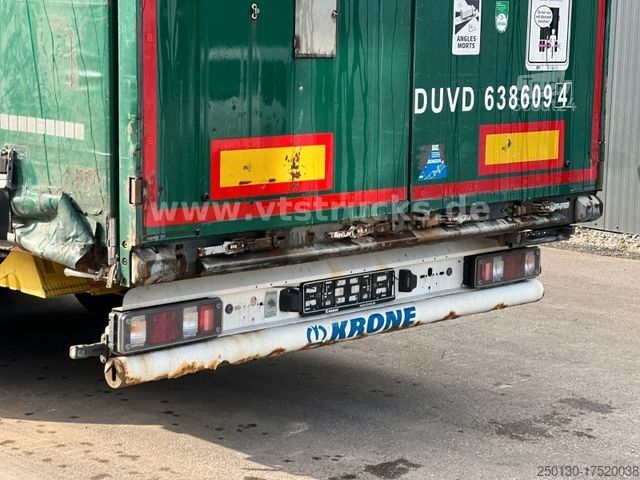 Open oplegger met zeil KRONE SD Pritsche + Plane Edscha-Verdeck