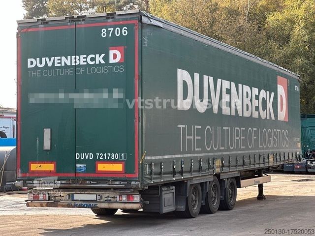 Open oplegger met zeil KRONE SD Pritsche + Plane Edscha-Verdeck