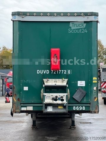 Open oplegger met zeil KRONE SD Pritsche + Plane Edscha-Verdeck