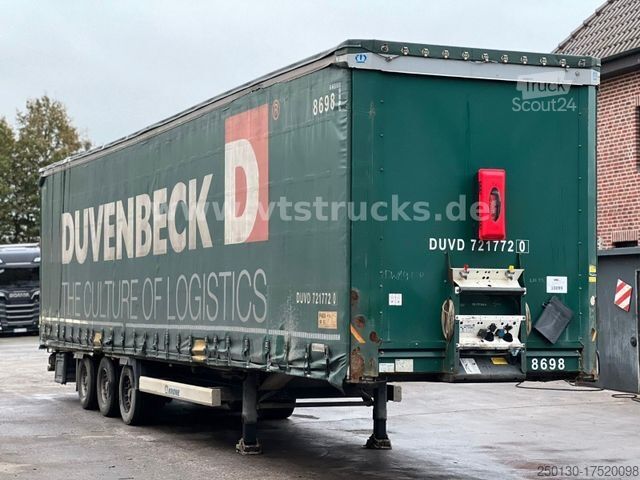 Open oplegger met zeil KRONE SD Pritsche + Plane Edscha-Verdeck
