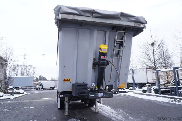 Tipper semitrailer Wielton NW-3 / weight 6.2 t / cap.38m3 / 10 unit