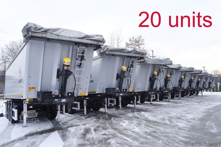 Tipper semitrailer Wielton NW-3 / weight 6.2 t / cap.38m3/ 30 units