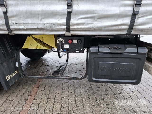 Atvērta puspiekabe ar tentu Krone Curtainsider Dropside