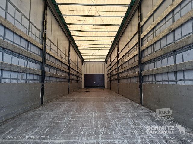 Atvērta puspiekabe ar tentu Krone Curtainsider Dropside