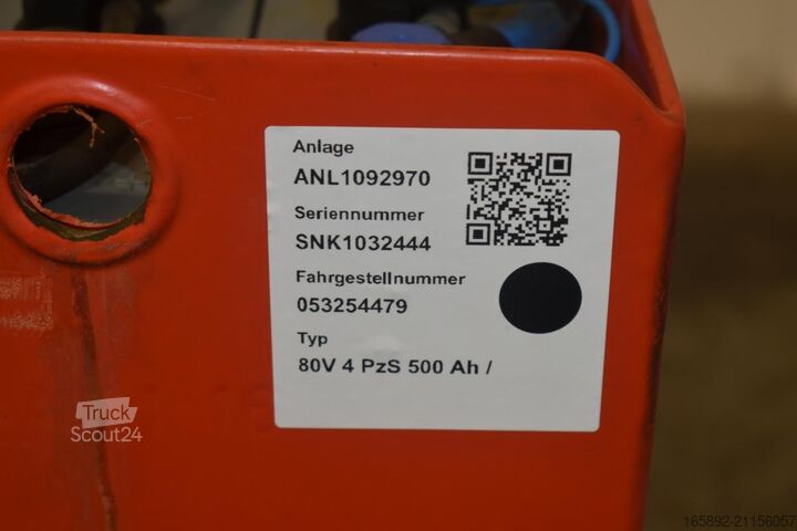 Batteria per carrello elevatore GRUMA 80 Volt 4 PzS 500 Ah