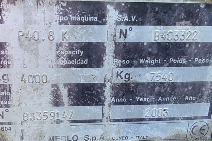 Cargadora telescópica Merlo P40.8K As- Is, Diesel, 4x4x4 Drive, 4000kg Capacit