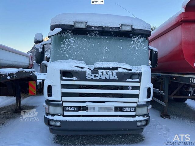 Camion-grue Scania P114 6x2 crane truck w/ Palfinger PK 29002 crane a