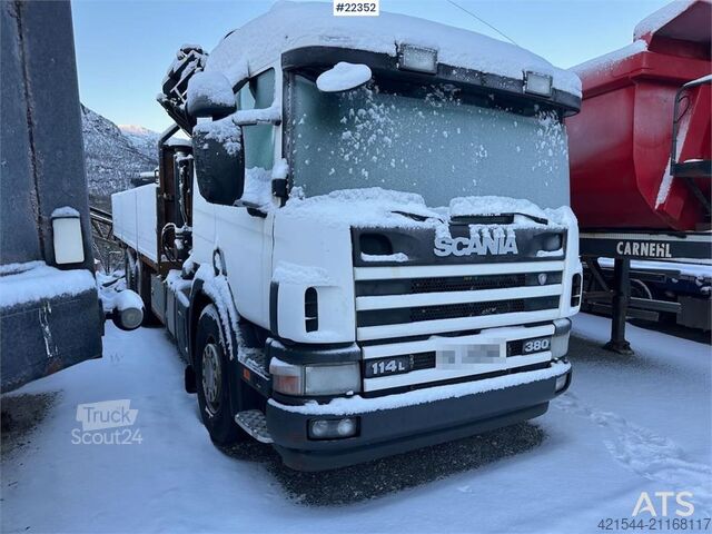 Camion-grue Scania P114 6x2 crane truck w/ Palfinger PK 29002 crane a