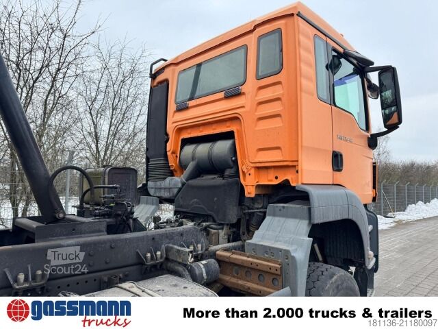 Speciallastbil MAN TGS 33.440 6x6 BB, Stahlmulde ca. 8m³, hydr.