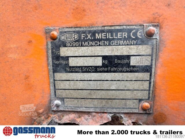 Speciallastbil MAN TGS 33.440 6x6 BB, Stahlmulde ca. 8m³, hydr.