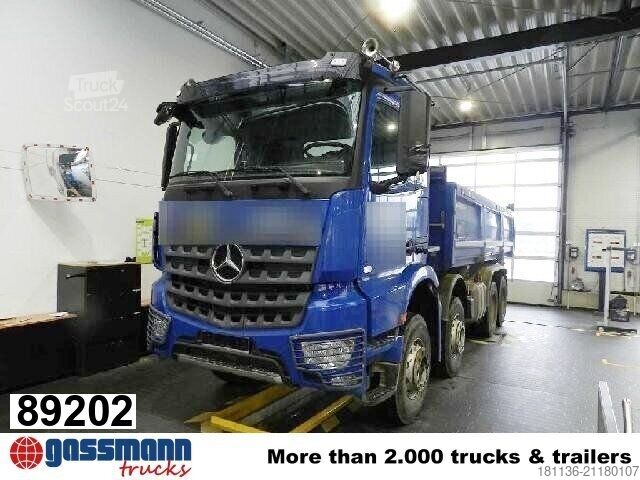 Camion benne Mercedes-Benz Arocs 4148 K 8x4/4, Grounder, Retarder, Bordmatik