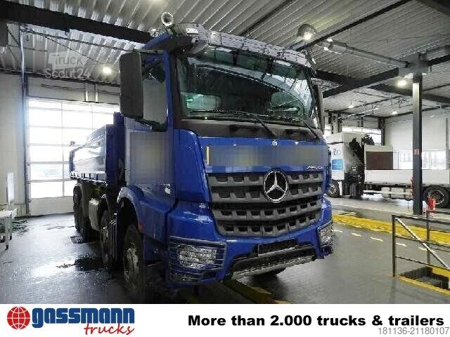 Camion benne Mercedes-Benz Arocs 4148 K 8x4/4, Grounder, Retarder, Bordmatik