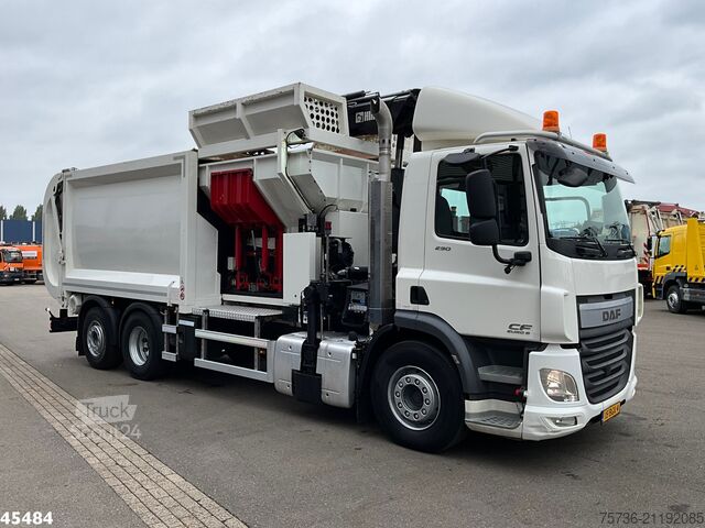 Refuse collection vehicle DAF FAN CF 290 Euro 6 Hiab 21 Tonmeter laadkraan