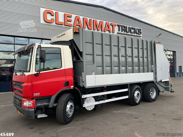 Refuse collection vehicle DAF FAG 75 CF 310 Manual gearbox Geesink / van Schi...