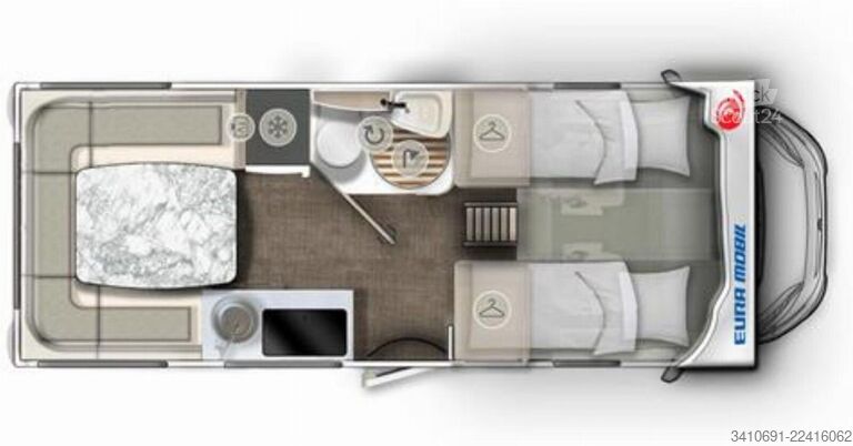 Alkoven Wohnmobil EURAMOBIL Activa One AO 650 HS ab 08.2026! Winterfest GFK