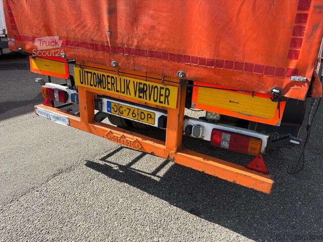 Lonas deslizantes Nooteboom Ausschiebbar , extendable:  795 cm, lenght 1330...