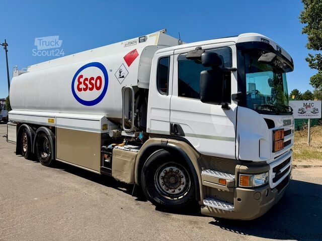 Cisternu Scania P410 6X2 FUEL TANKER 22.200L - 5 COMP. - DIESEL...